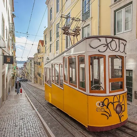 Central Terrace Apartment At Typical Bica And Chiado-3